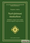 Nyelvjárástani munkafüzet Nyelvjárástani munkafüzet