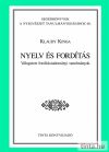 Nyelv és fordítás Nyelv és fordítás