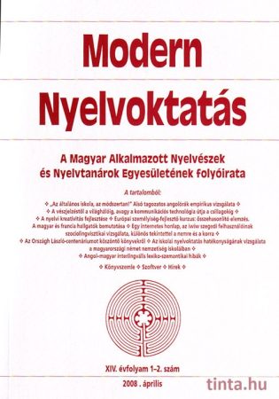 Modern Nyelvoktatás 2008. 1-2. szám