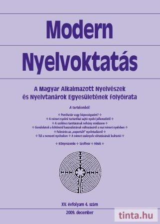 Modern Nyelvoktatás 2009. 4. szám