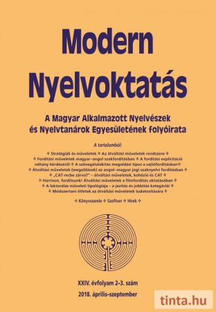 Modern Nyelvoktatás 2018. 2-3. szám