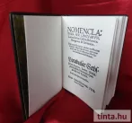 Nomenclatura sex linguarum, azaz hatnyelvű szótár, Bécs, 1538 - díszkiadás Nomenclatura sex linguarum, azaz hatnyelvű szótár, Bécs, 1538 - díszkiadás