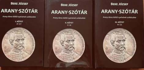 Arany-szótár I-III. kötet Arany-szótár I-III. kötet