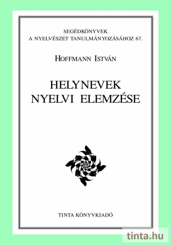 Helynevek nyelvi elemzése