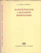 Alakváltozatok a budapesti köznyelvben