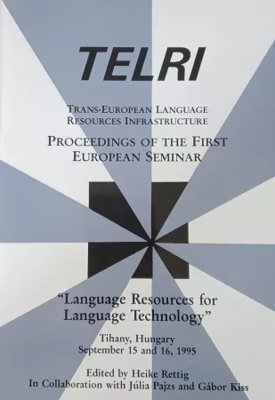 Language Resources for Language Technology Language Resources for Language Technology