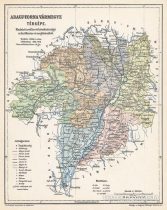 Abaúj-Torna vármegye térképe