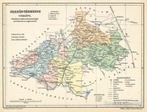 Csanád vármegye térképe