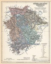 Gömör és Kishont vármegye térképe