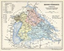 Moson vármegye térképe