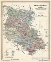 Szepes vármegye térképe