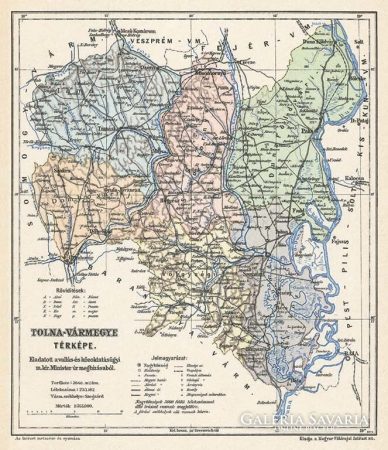 Tolna vármegye térképe